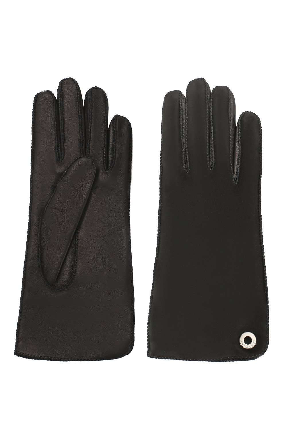 Перчатки jacqueline из кожи и замши LORO PIANA черного цвета по цене 58450 руб., арт. FAF8575, фото 2 Перчатки jacqueline из кожи и замши LORO PIANA, арт. FAF8575, фото 2
