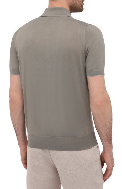 Хлопковое поло BRUNELLO CUCINELLI, арт. M29800125, фото 4