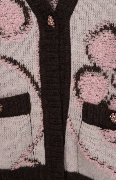 Кардиган из шерсти и вискозы DOUUOD, арт. DX9A40, фото 3