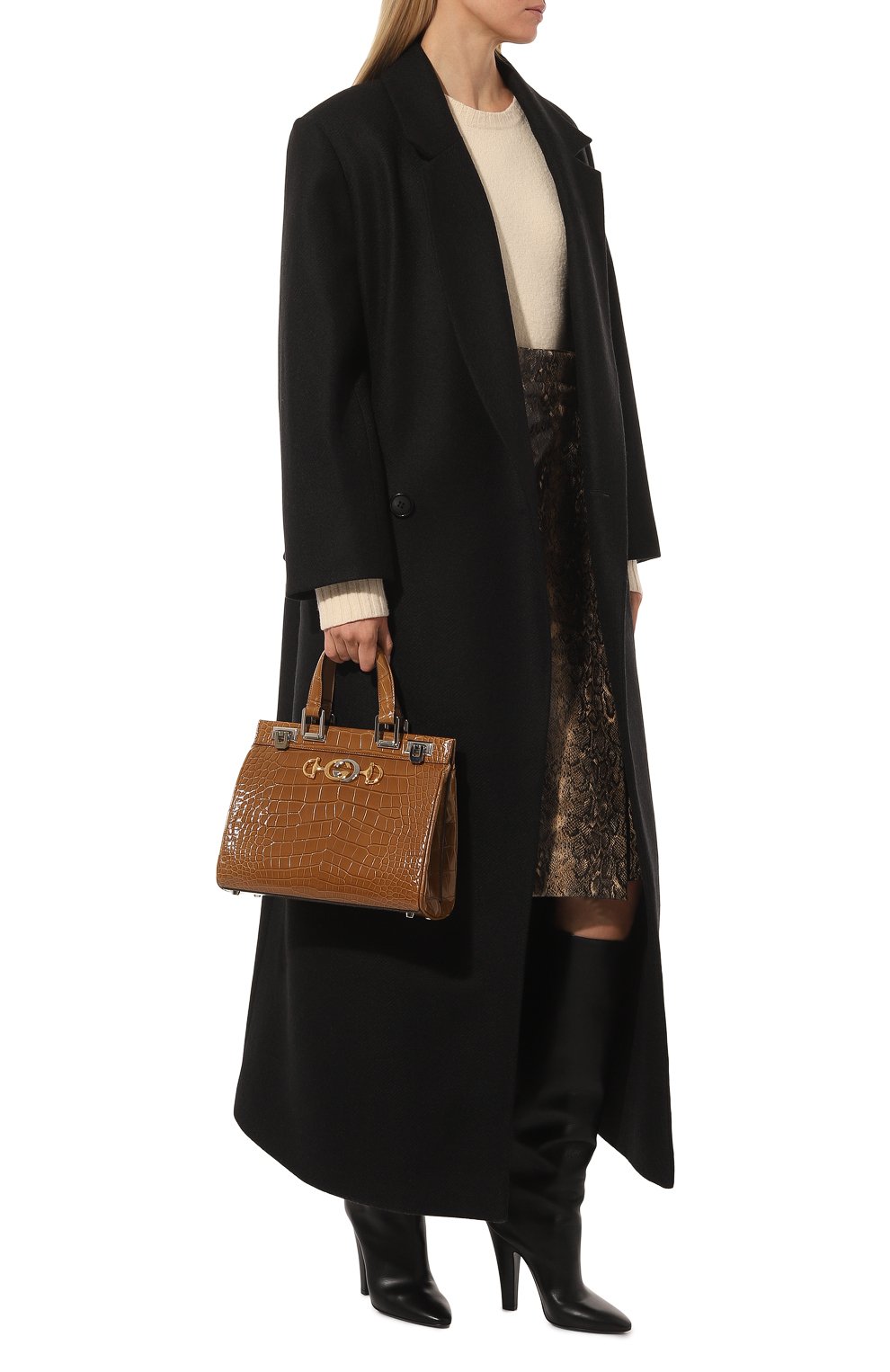 Сумка zumi small из кожи аллигатора GUCCI, арт. 569712 EV40X, фото 7