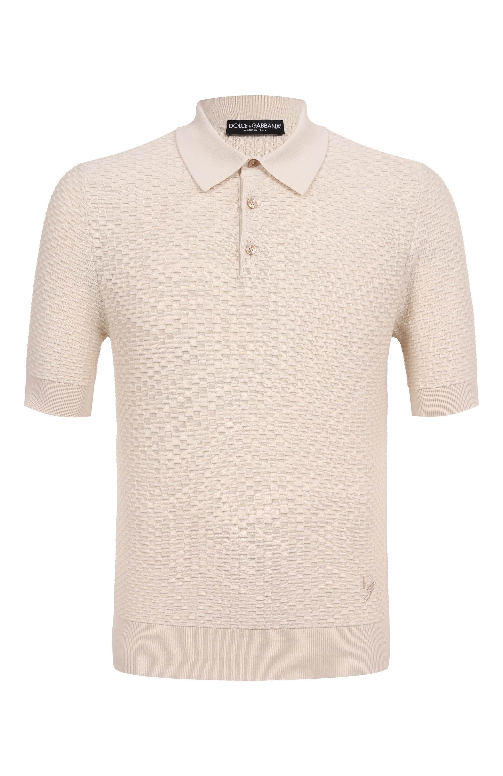 Хлопковое поло DOLCE & GABBANA, арт. GXZ02Z/JBCFB, фото 1