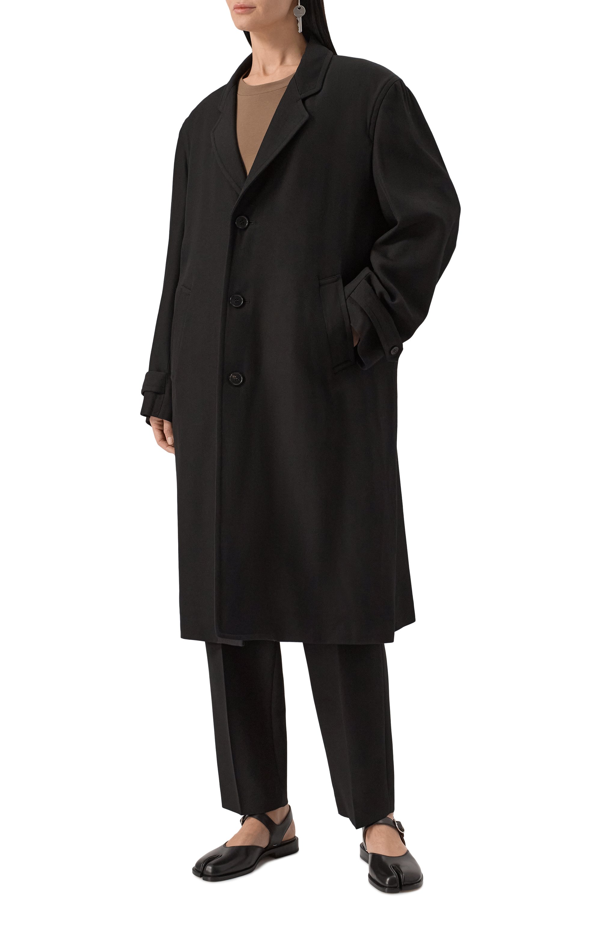 Пальто из шерсти и вискозы MAISON MARGIELA, арт. S51AA0354/M35315, фото 3