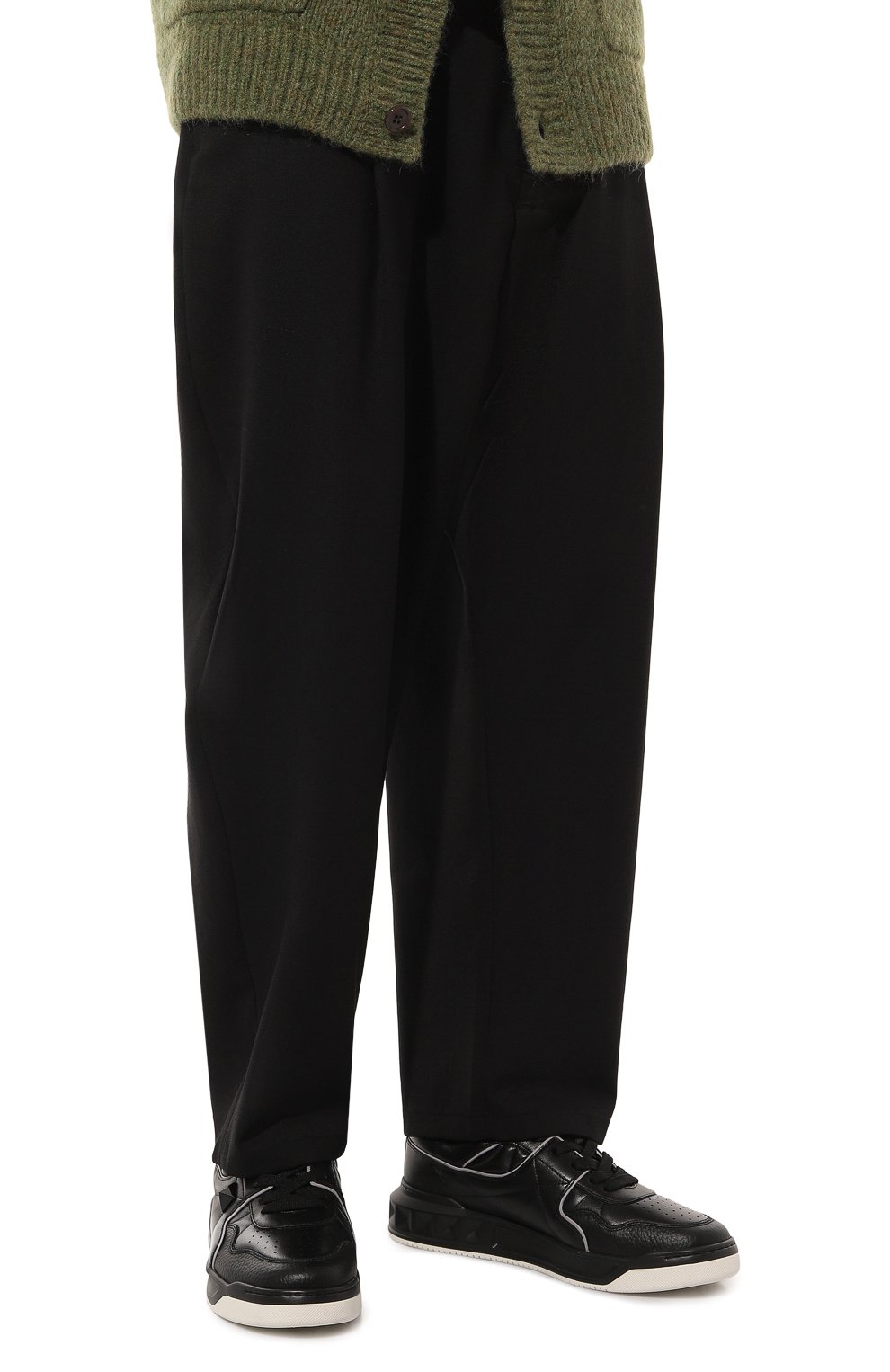 Кожаные кеды one stud VALENTINO, арт. 5Y2S0E71/NWN, фото 3