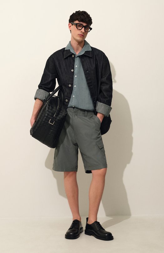 Льняная рубашка Corneliani 25P126-2511199 Зелёный  25P126-2511199 Фото 7