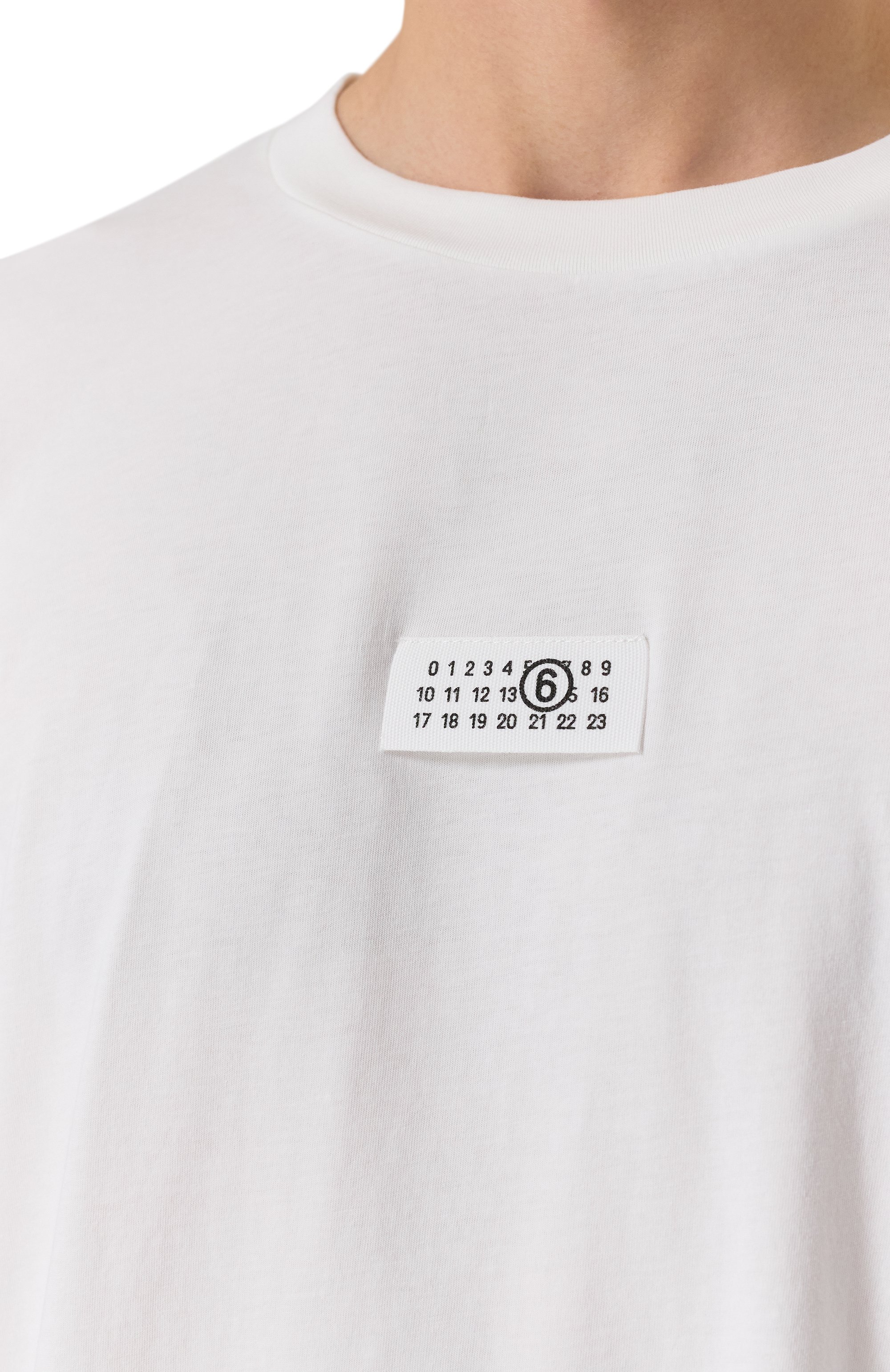 Хлопковый лонгслив MM6, арт. SH0GC0034/S24312, фото 5