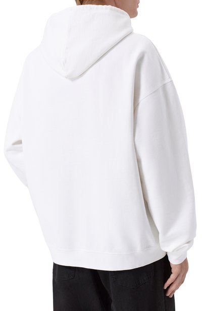 Хлопковое худи DSQUARED2 белого цвета по цене 74350 руб., арт. S74GU0950/D25028, фото 4 Хлопковое худи DSQUARED2, арт. S74GU0950/D25028, фото 4