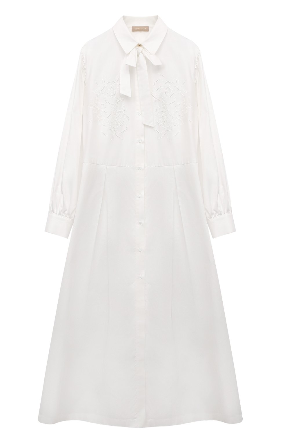 Хлопковое платье ELIE SAAB JUNIOR, арт. EFAB021 TS0724/10A-14A, фото 1