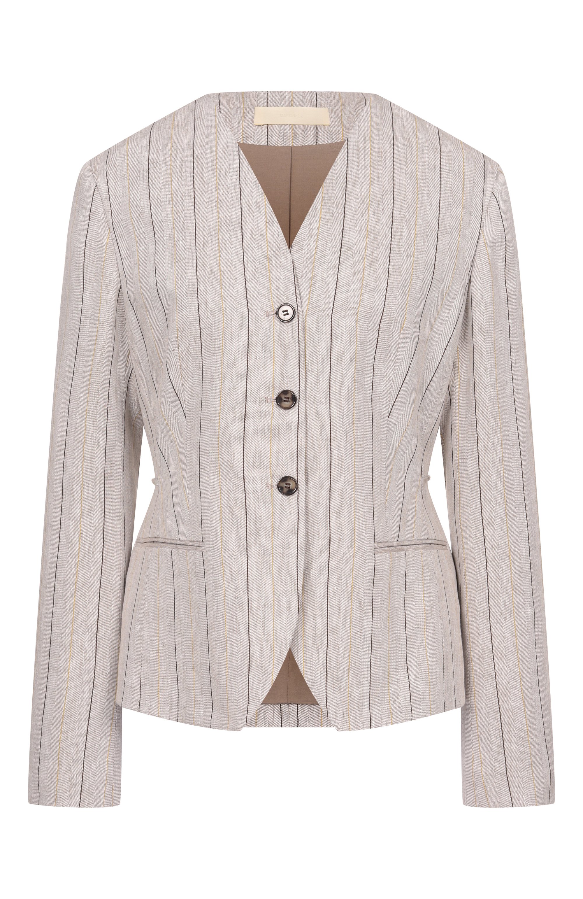 Льняной жакет 12 STOREEZ, арт. 137435, фото 1