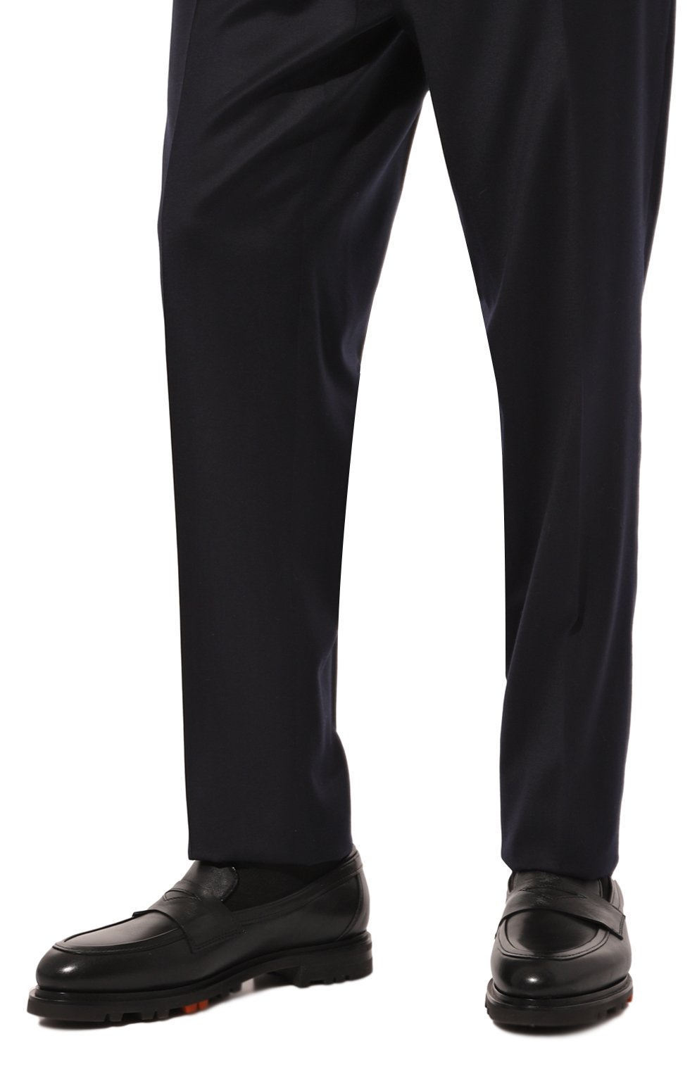 Кожаные пенни-лоферы colin rock SANTONI, арт. MCCG18859SM30GKR, фото 3