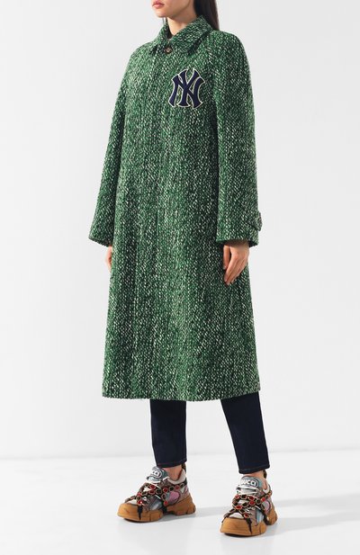 Пальто из смеси шерсти и хлопка GUCCI, арт. 543389/ZLE81, фото 4