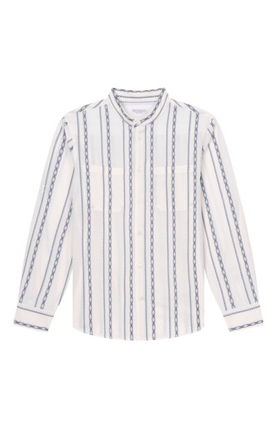 Хлопковая рубашка BRUNELLO CUCINELLI, арт. BA687C330C