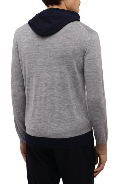 Толстовка из шерсти и шелка ELEVENTY PLATINUM, арт. E76MAGE47 MAG0E022, фото 4