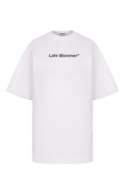 Женская хлопковая футболка MSGM, арт. 4041MDM132D/267002