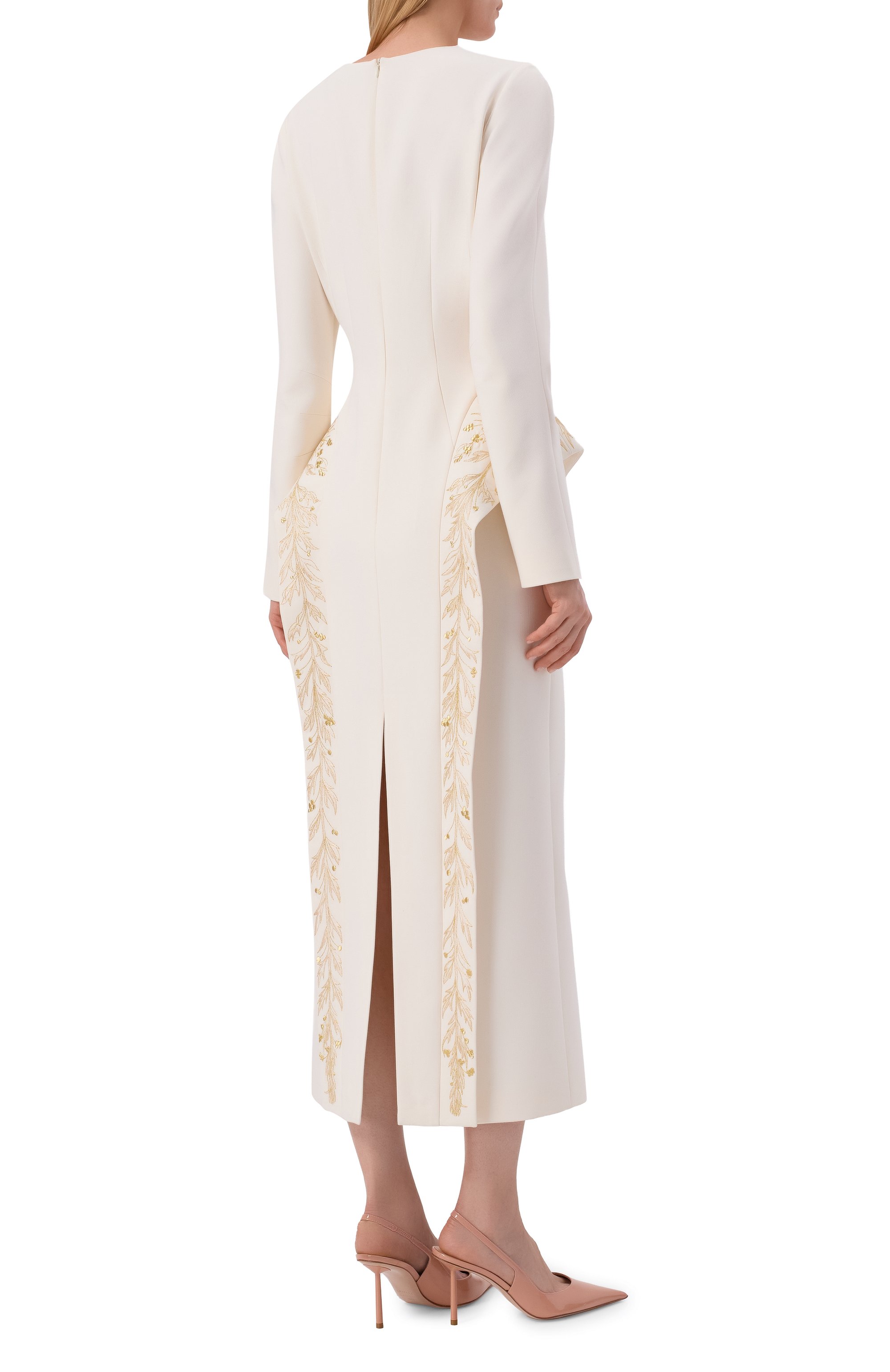 Платье LEFFERS кремового цвета по цене 271950 руб., арт. 22\2.52.45.16.02, фото 3 Платье LEFFERS, арт. 22\2.52.45.16.02, фото 3