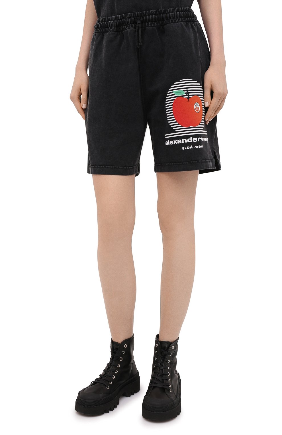 Хлопковые шорты ALEXANDER WANG, арт. UCC2214003, фото 3