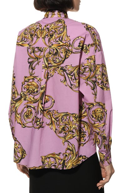 Хлопковая блузка VERSACE JEANS COUTURE, арт. 72HAL2A7/NS122, фото 4