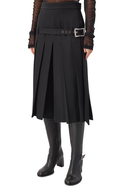Шерстяные кюлоты ANN DEMEULEMEESTER, арт. B0014516/FA761, фото 3
