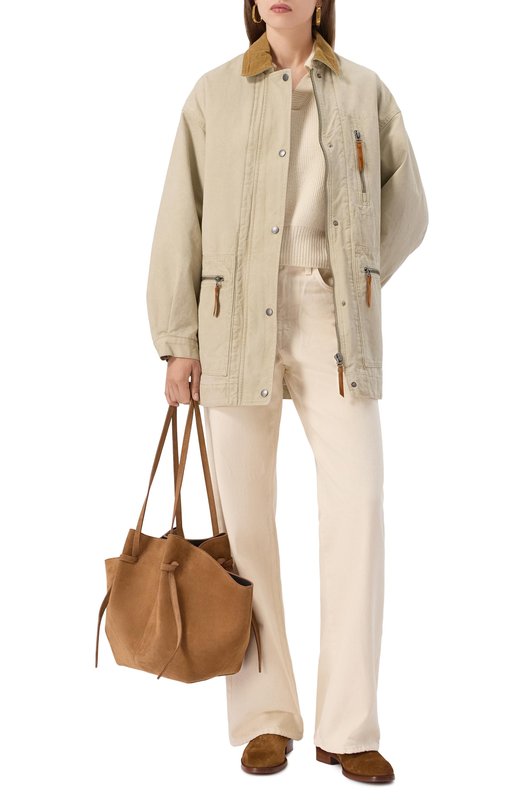 Сумка Mochi large Yuzefi LARGE M0CHI/SUEDE Коричневый  LARGE M0CHI/SUEDE Фото 3