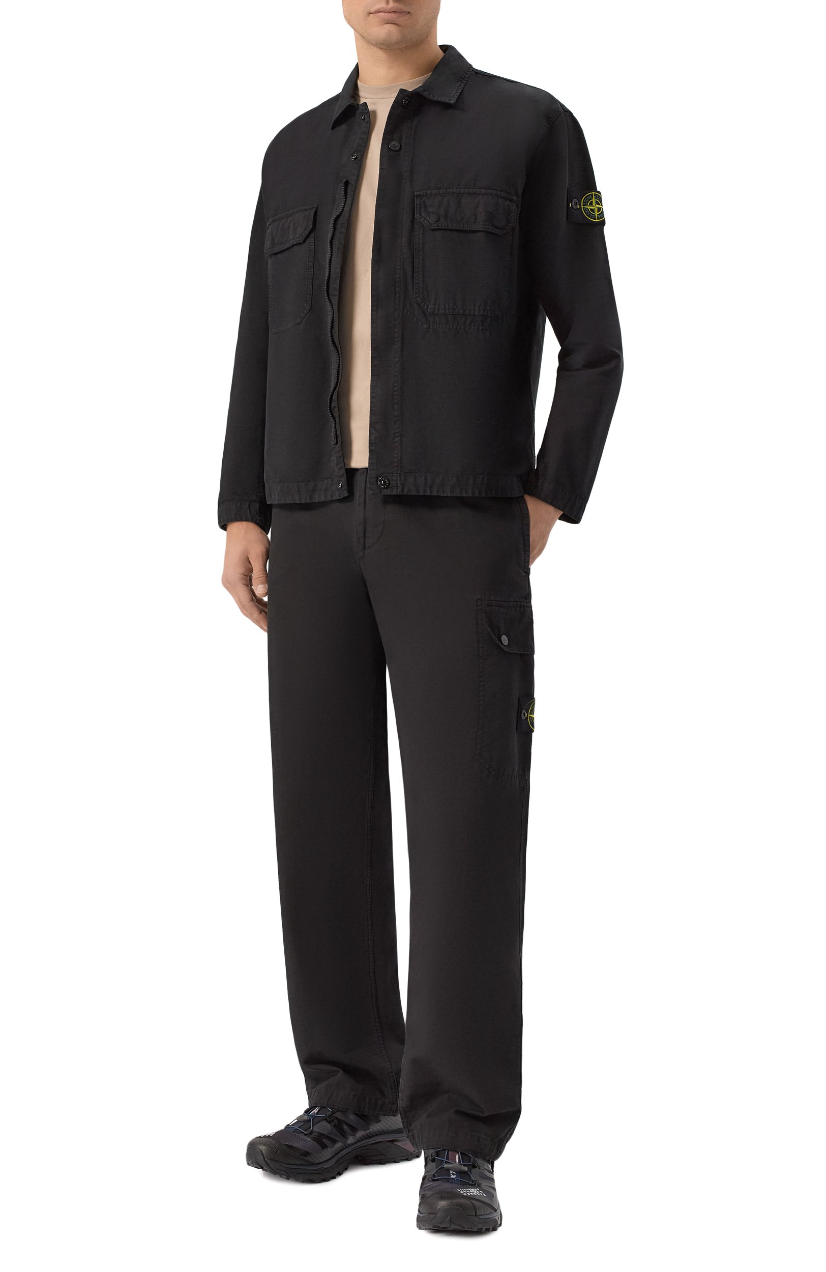 Хлопковые брюки-карго STONE ISLAND, арт. K2S153100011/S0211, фото 2