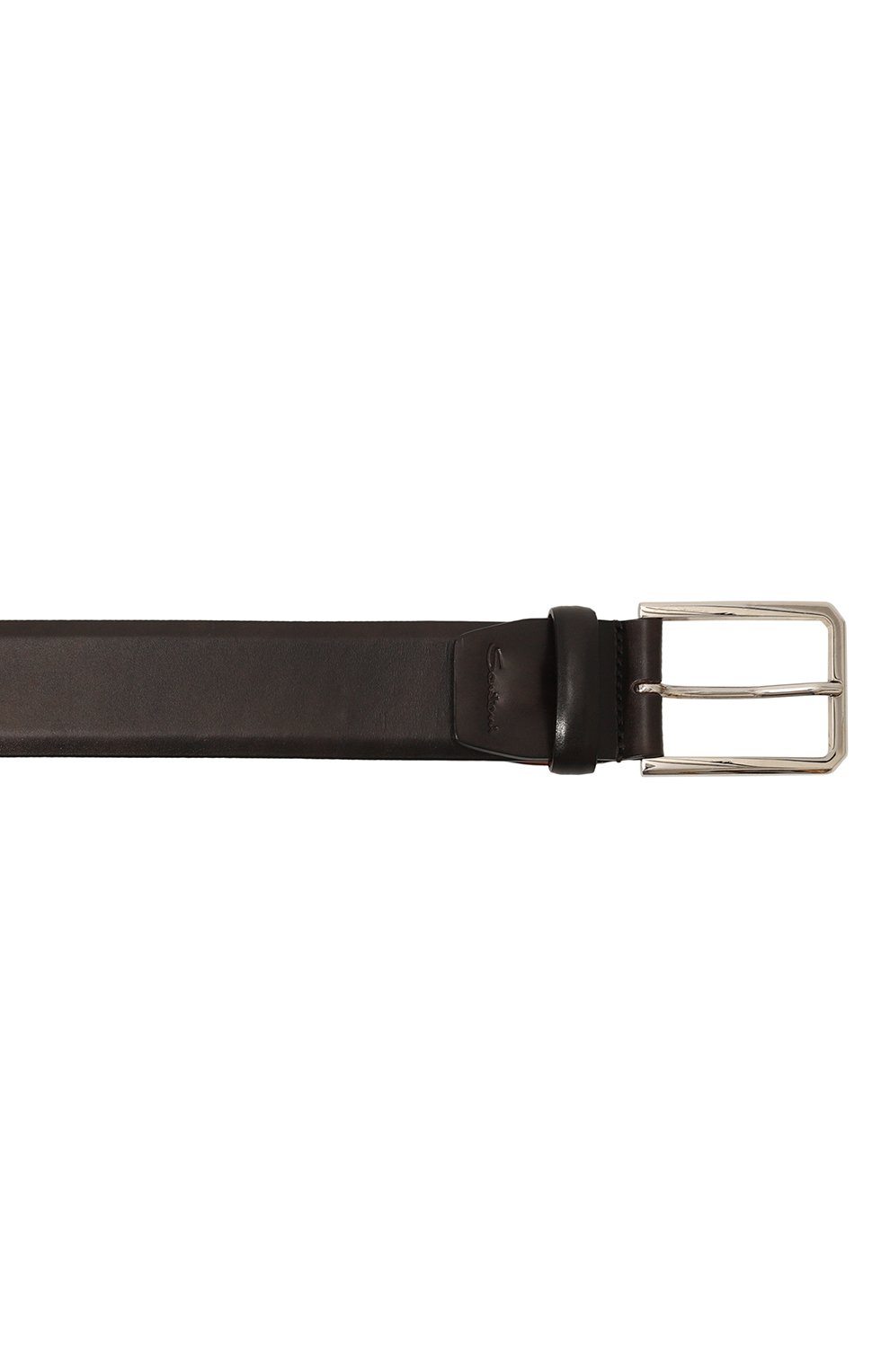 Кожаный ремень SANTONI, арт. CM40VS003C07E0BRN01, фото 4