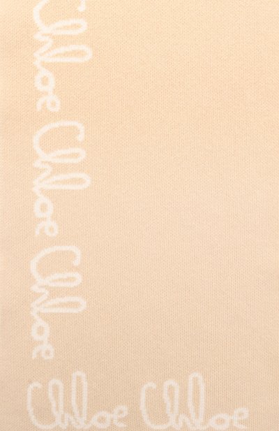 Шарф из хлопка и шерсти CHLOÉ, арт. C20674, фото 3