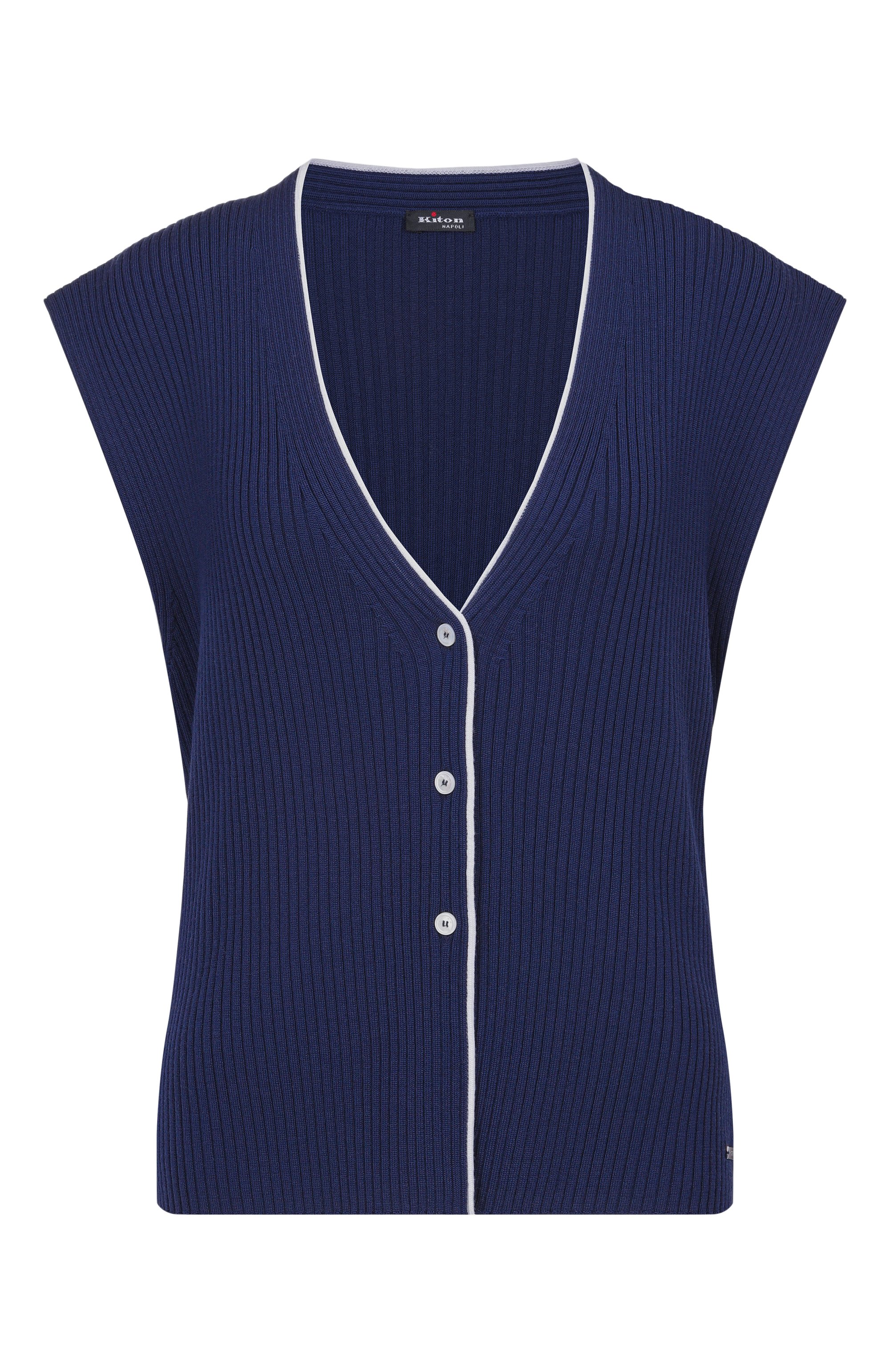 Шерстяной жилет KITON, арт. D61707, фото 1