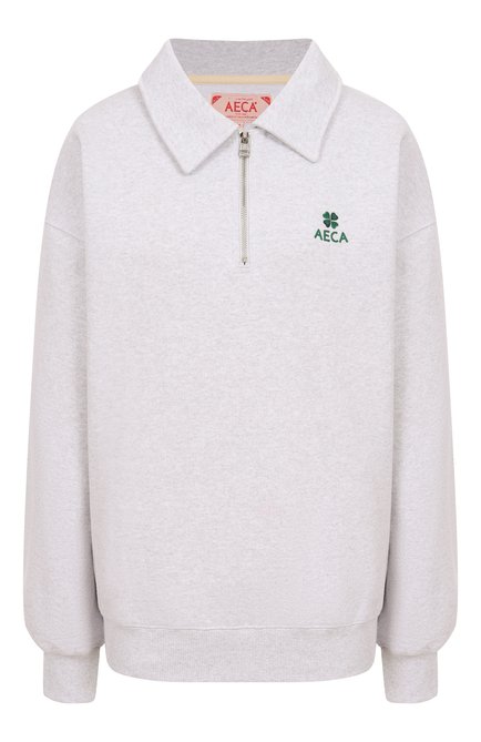 Женский хлопковый свитшот AECA WHITE, арт. AWCMFWBDTSSSO002C0.LIGHT GREY (M)