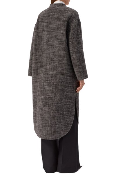 Шерстяное пальто GIORGIO ARMANI серого цвета по цене 644500 руб., арт. GW003531/TE23042, фото 4 Шерстяное пальто GIORGIO ARMANI, арт. GW003531/TE23042, фото 4