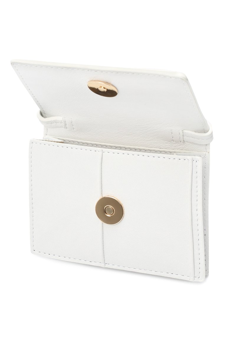 Женская сумка le bello mini JACQUEMUS белого цвета, арт. 203SL03/308100 | Фото 3 (Материал: Натуральная кожа; Ремень/цепочка: На ремешке; Размер: mini; Сумки-технические: Сумки через плечо; Материал сплава: Проставлено; Драгоценные камни: Проставлено)
