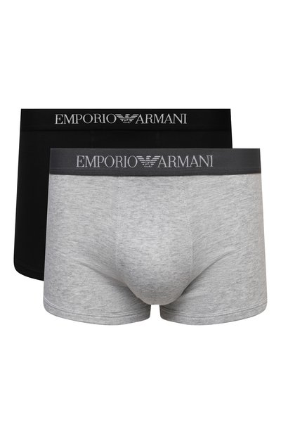 Мужские комплект из двух хлопковых боксеров EMPORIO ARMANI, арт. 111613/CC722