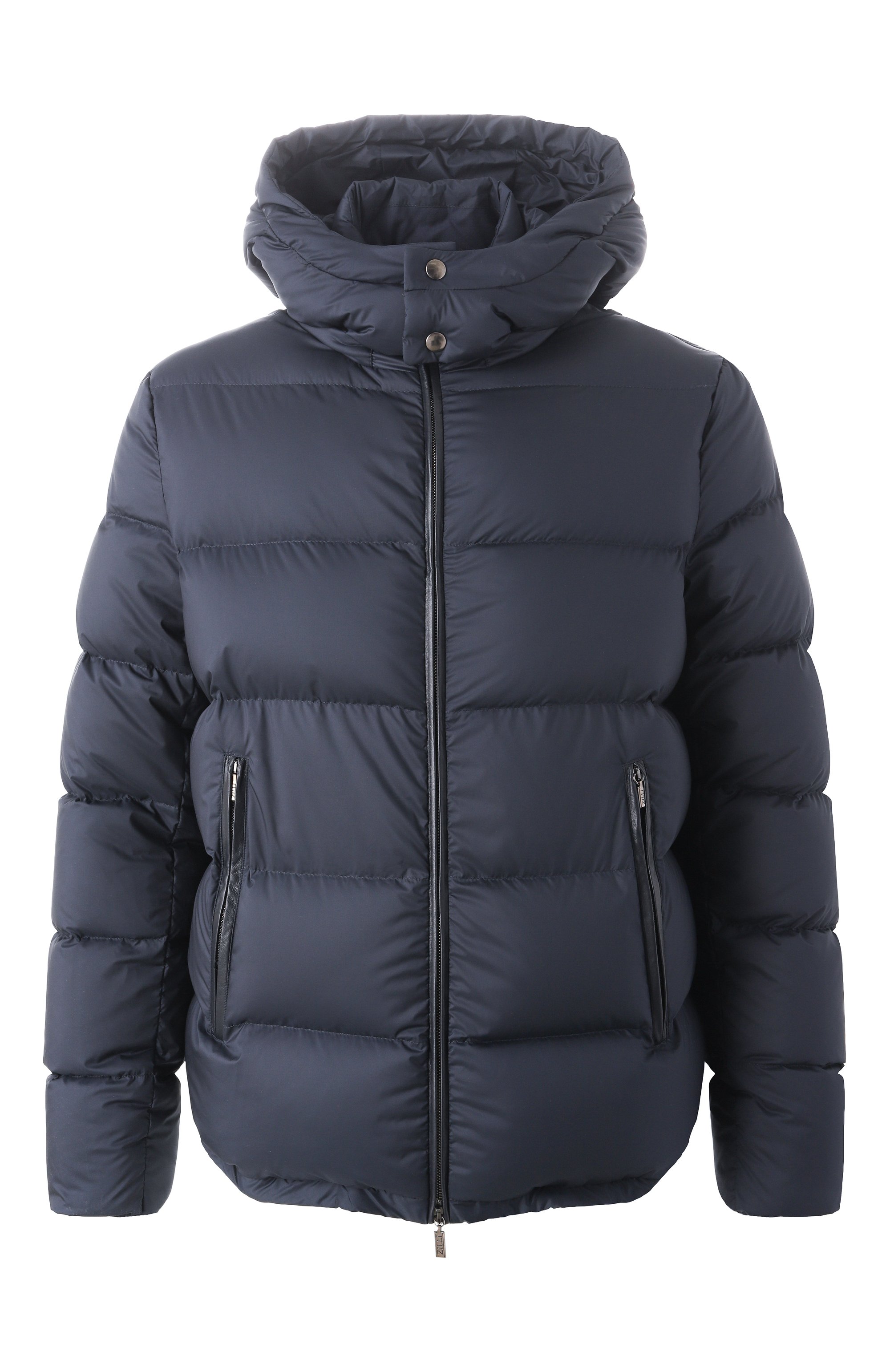 Пуховик ZILLI темно-синего цвета по цене 398000 руб., арт. 0D0021M2010V00000, фото 1 Пуховик ZILLI, арт. 0D0021M2010V00000, фото 1
