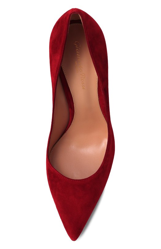 Замшевые туфли Gianvito 105 Gianvito Rossi G28470.15RIC.CAMR0UG Красный  G28470.15RIC.CAMR0UG Фото 6