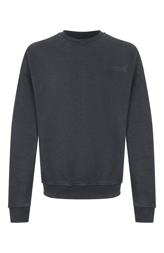 Хлопковый свитшот Comme des Fuckdown CFABM01920 Серый CFABM01920