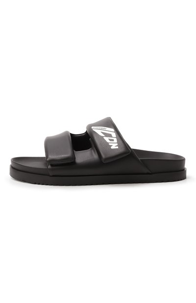 Шлепанцы ibra DSQUARED2 черного цвета по цене 41000 руб., арт. FSM0080/16808241, фото 4 Шлепанцы ibra DSQUARED2, арт. FSM0080/16808241, фото 4