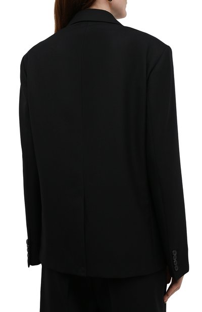 Шерстяной жакет DRIES VAN NOTEN черного цвета по цене 105500 руб., арт. 212-030418-3183, фото 4 Шерстяной жакет DRIES VAN NOTEN, арт. 212-030418-3183, фото 4