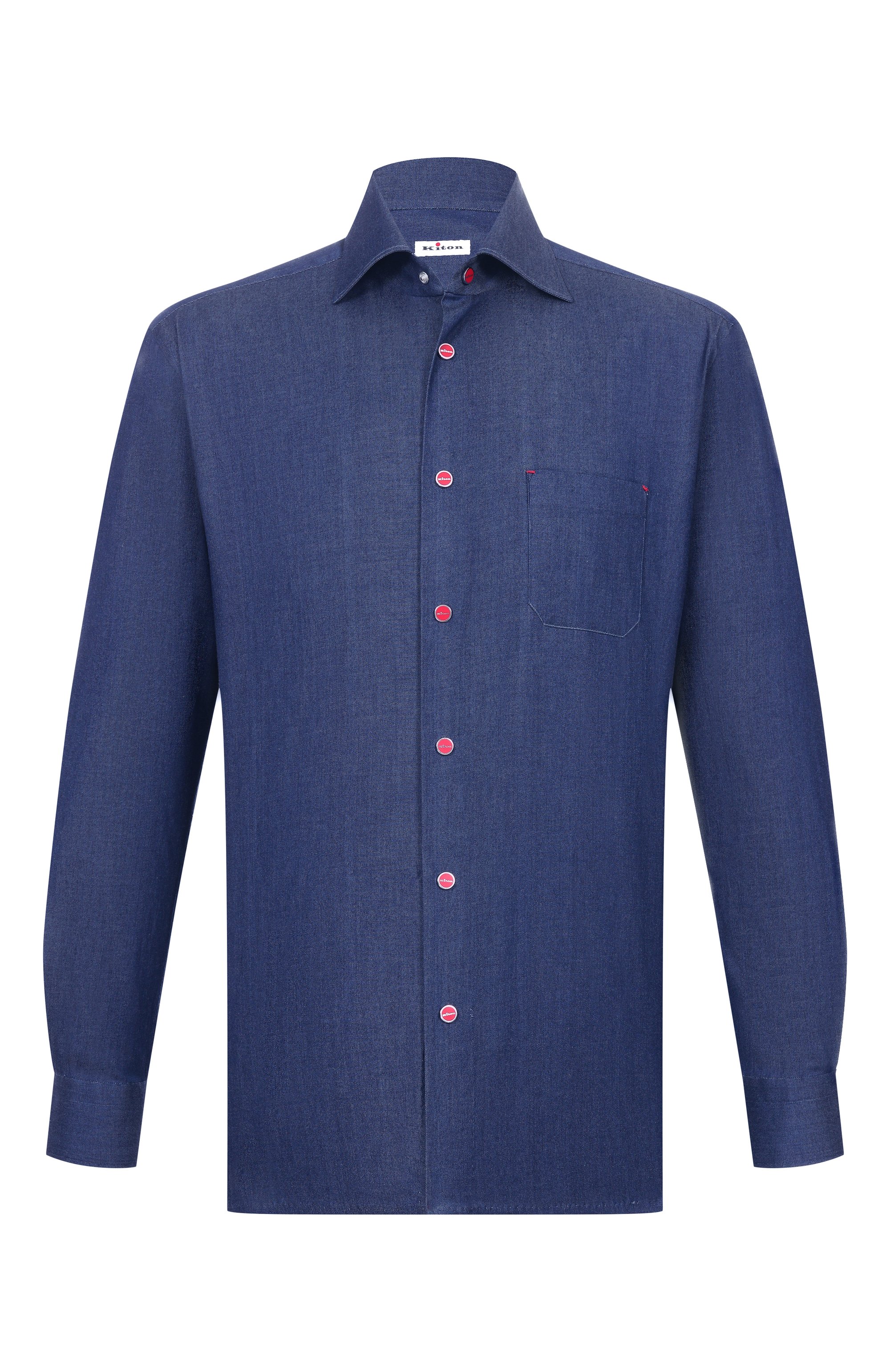 Джинсовая рубашка KITON, арт. UMCNERPH09696, фото 1