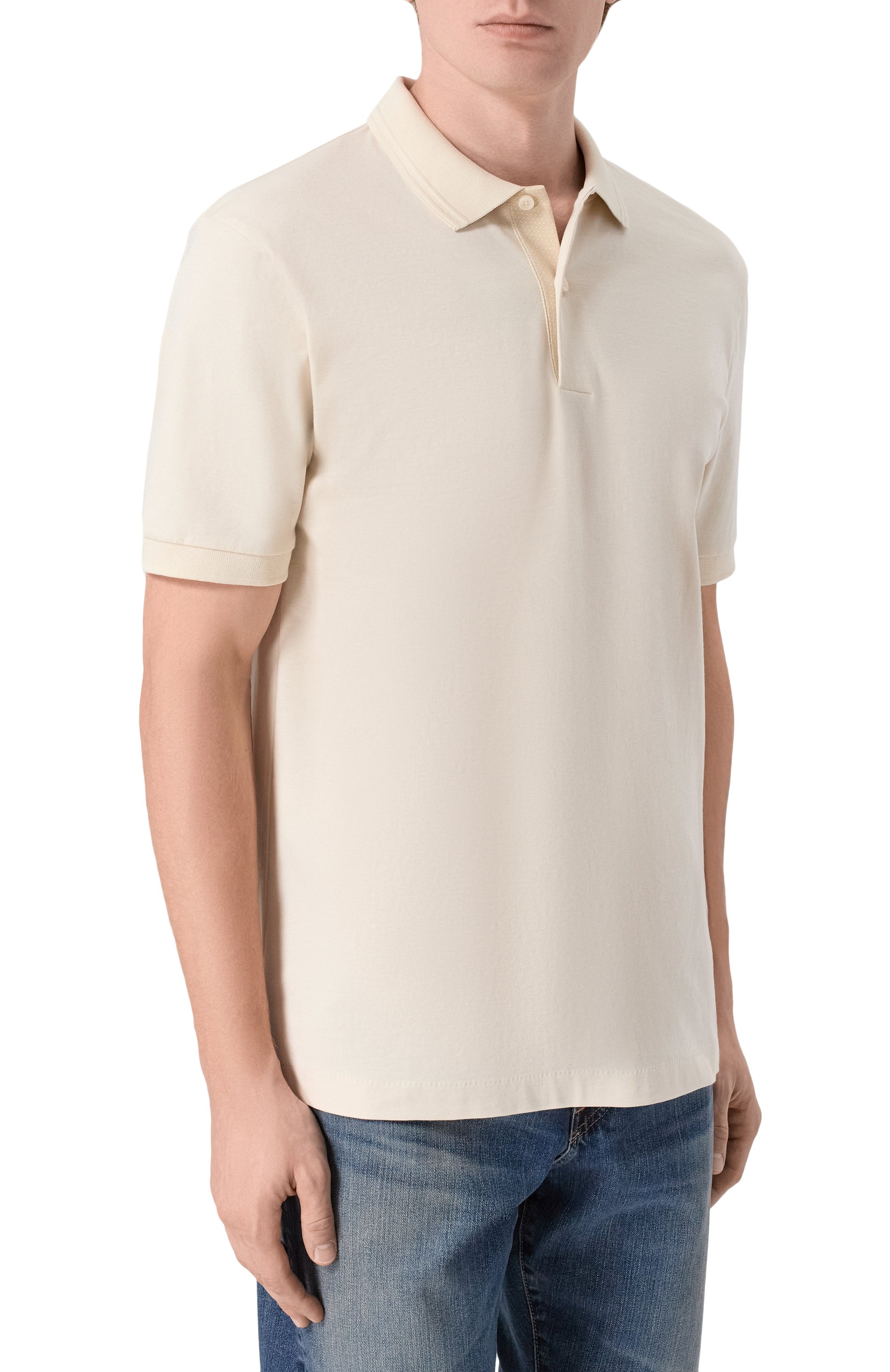 Хлопковое поло BOSS, арт. 50554185, фото 3