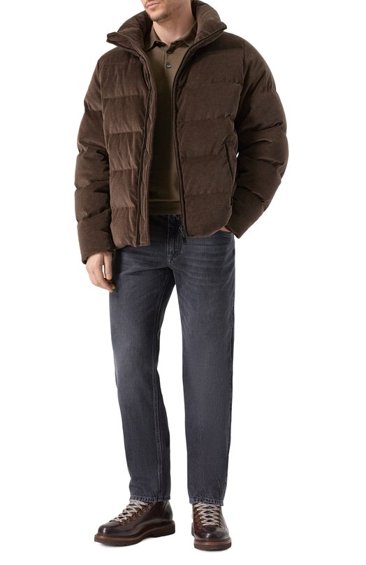 Вельветовый пуховик MVST M25.1MM.0010/574 Коричневый  M25.1MM.0010/574 Фото 2