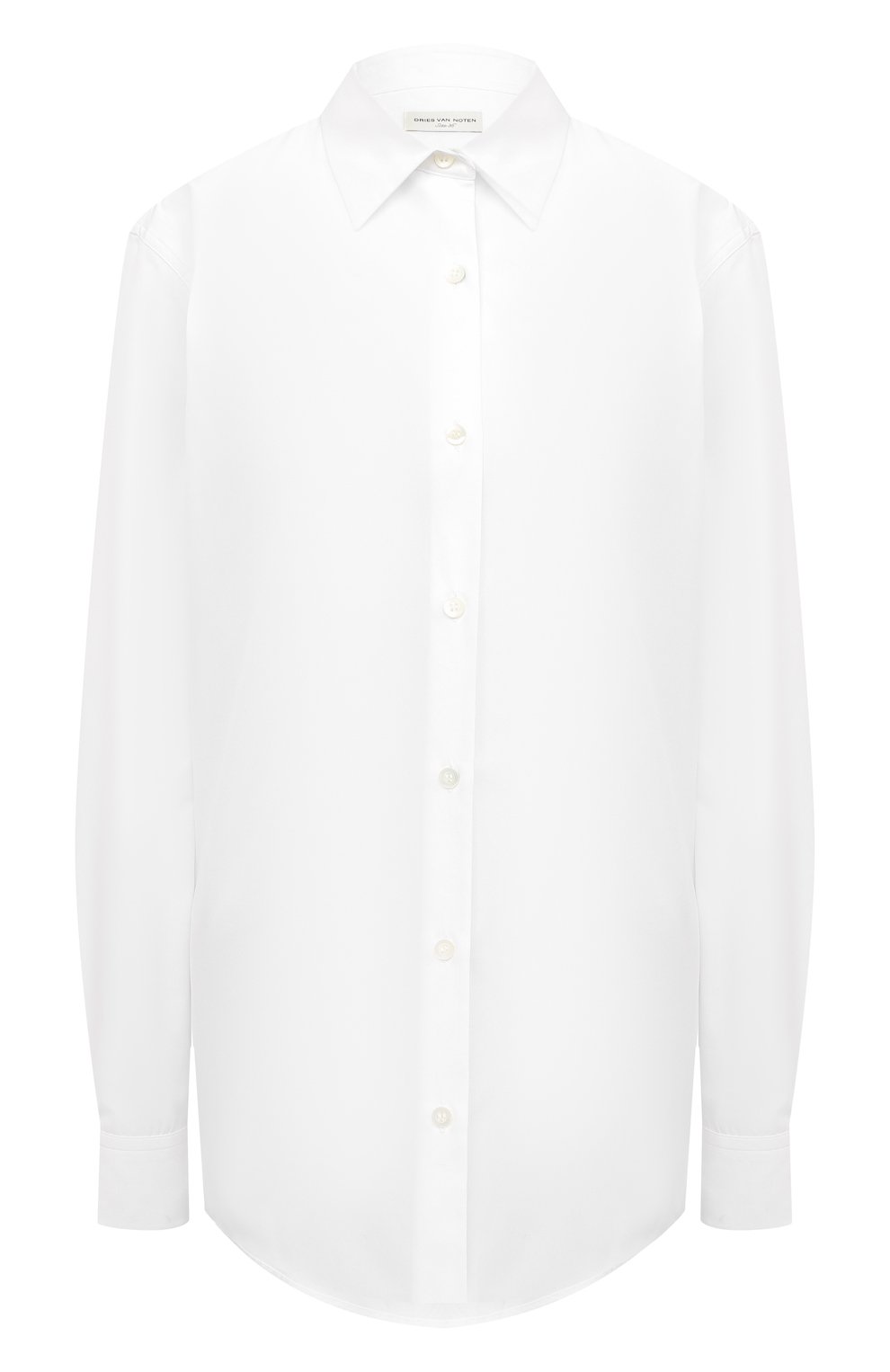 Хлопковая рубашка DRIES VAN NOTEN, арт. 202-10772-1221, фото 1