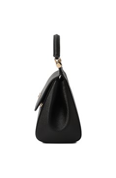 Женская сумка sicily small DOLCE & GABBANA черного цвета, арт. BB9003_BE9003_BI9003/A1001_1_ | Фото 4 (Драгоценные камни: Проставлено; Материал сплава: Проставлено; Ремень/цепочка: На ремешке; Материал: Натуральная кожа; Сумки-технические: Сумки top-handle; Размер: small)