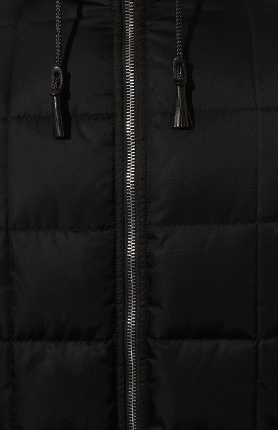 Пуховик с подкладкой из нутрии PRADA, арт. SGX176-1GQT-F0002-162, фото 5