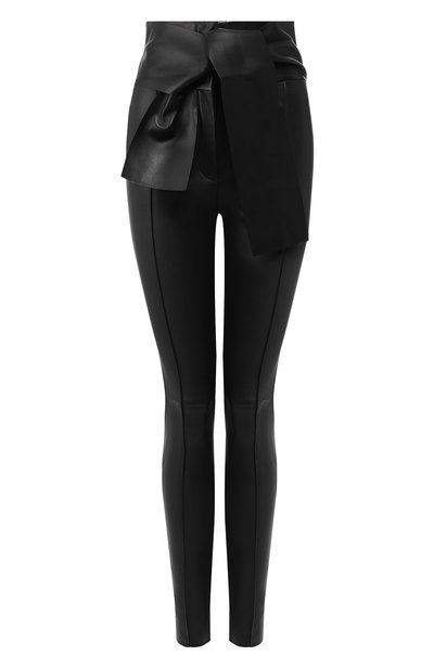 Женские кожаные брюки VALENTINO, арт. SB3NF00V45H