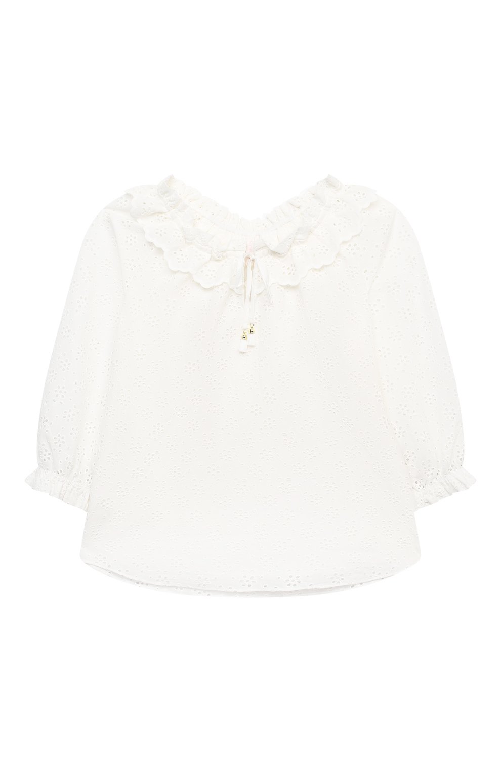 Хлопковая блузка ZIMMERMANN белого цвета по цене 15000 руб., арт. 8547TBTD, фото 1 Хлопковая блузка ZIMMERMANN, арт. 8547TBTD, фото 1