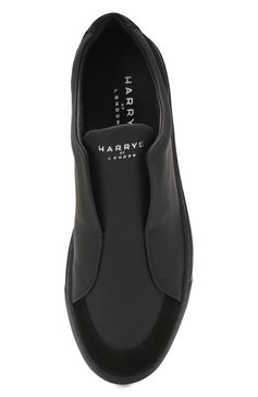 Мужские кожаные кеды HARRYS OF LONDON черного цвета, арт. JAUNTY TECH LEATHER/SUEDE | Фото 5 (Подошва: Плоская; Материал внутренний: Натуральная кожа; Статус проверки: Проверена категория; Материал утеплителя: Без утеплителя; Стили: Классический; Драгоценные камни: Проставлено; Материал сплава: Проставлено; Материал внешний: Натуральная кожа; Кросс-КТ: Низкие)