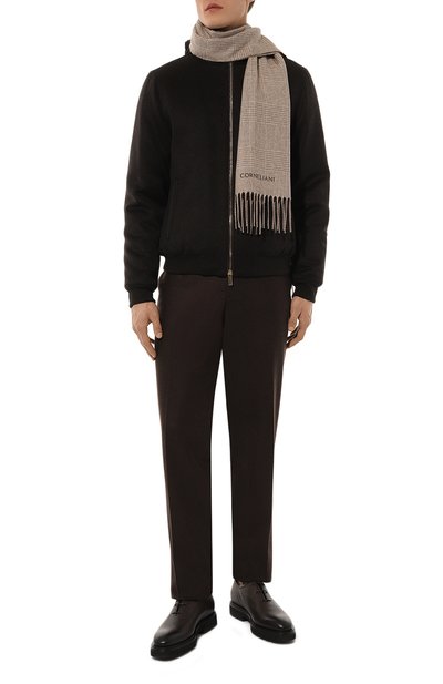 Шарф из шелка и кашемира CORNELIANI бежевого цвета по цене 46850 руб., арт. 94B359-9429018, фото 3 Шарф из шелка и кашемира CORNELIANI, арт. 94B359-9429018, фото 3