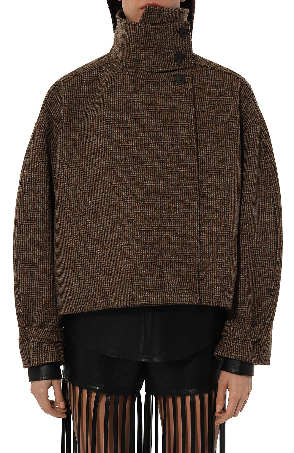 Шерстяное полупальто LE17SEPTEMBRE, ар т. LS2479JK004EBR, фото 3