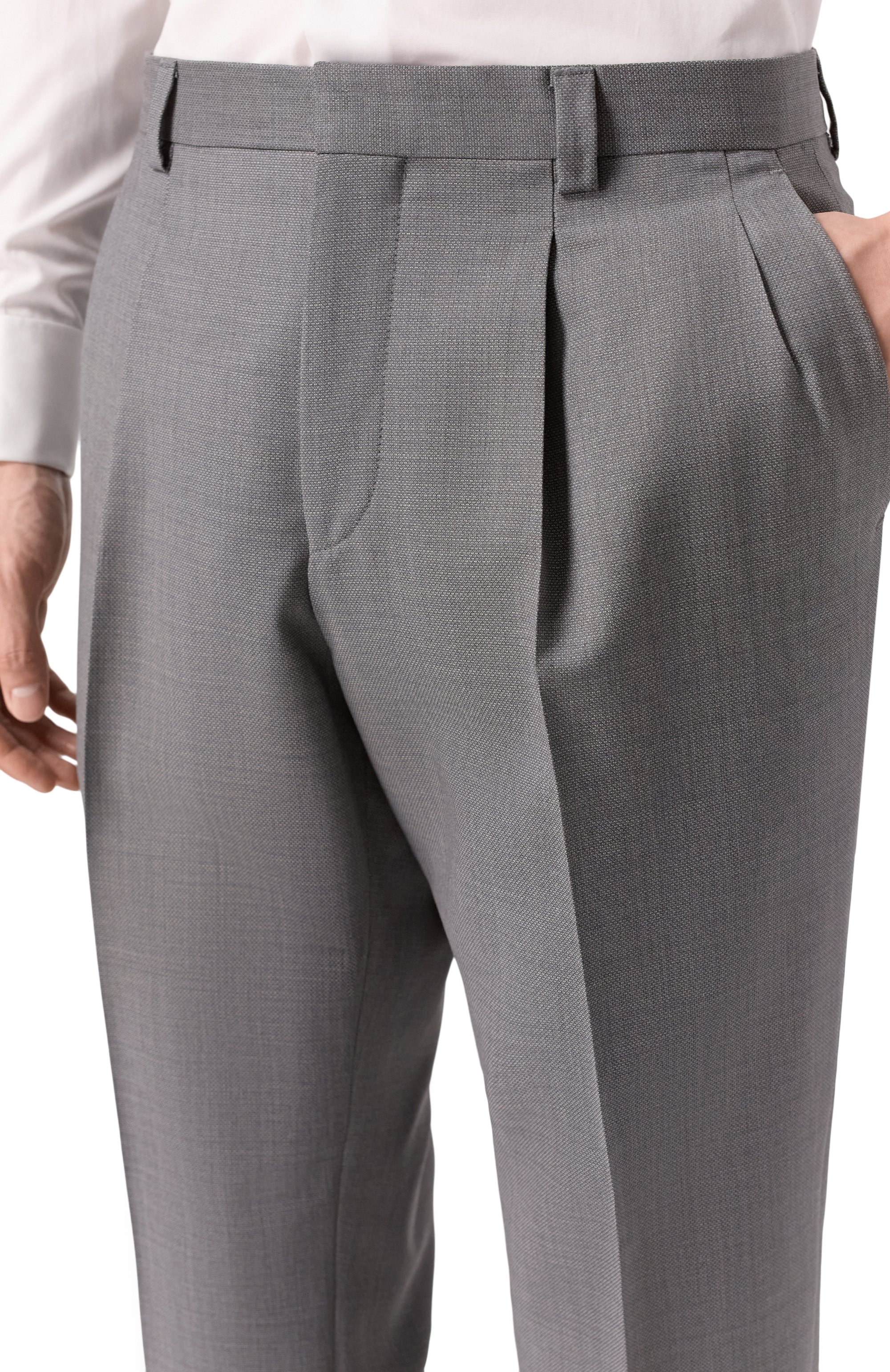 Шерстяные брюки HUGO, арт. 50555239, фото 5