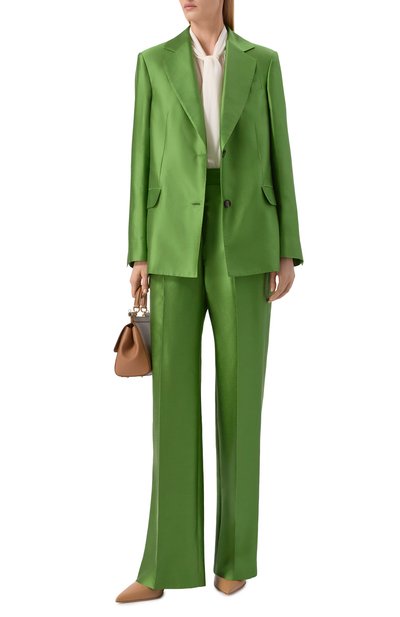 Брюки из хлопка и шелка KITON, арт. D48109K09R19, фото 2