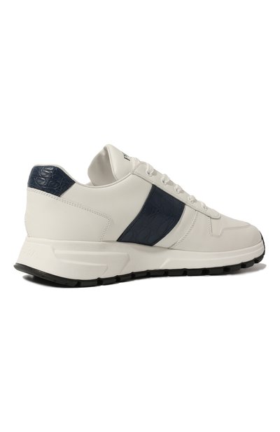 Кожаные кроссовки PRADA, арт. 4E3463-3V83-F0P41-G000, фото 5