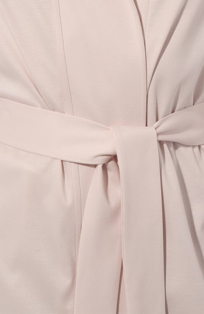 Хлопковый халат ZIMMERLI светло-розового цвета по цене 48050 руб., арт. 286-55503, фото 5 Хлопковый халат ZIMMERLI, арт. 286-55503, фото 5